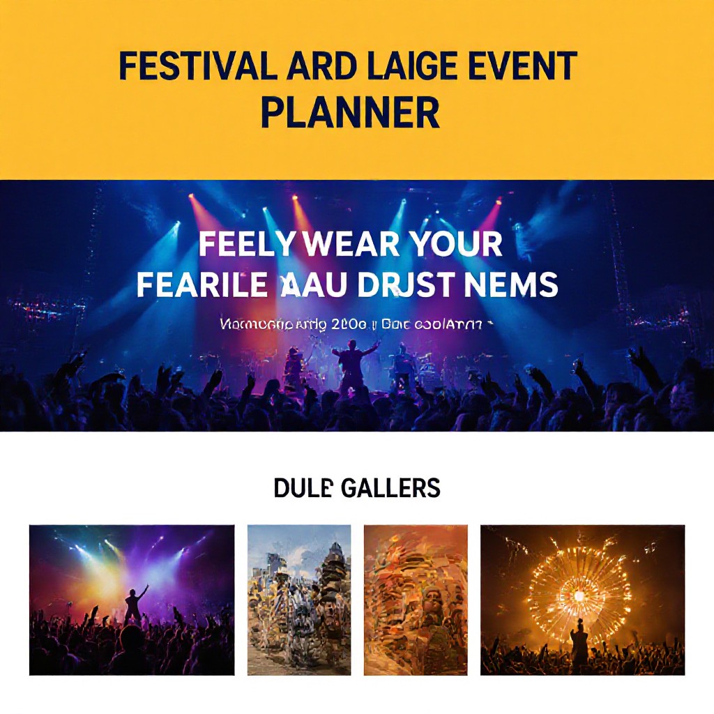 Festival events template