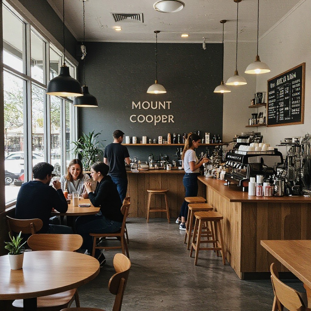 Mount Cooper café interior