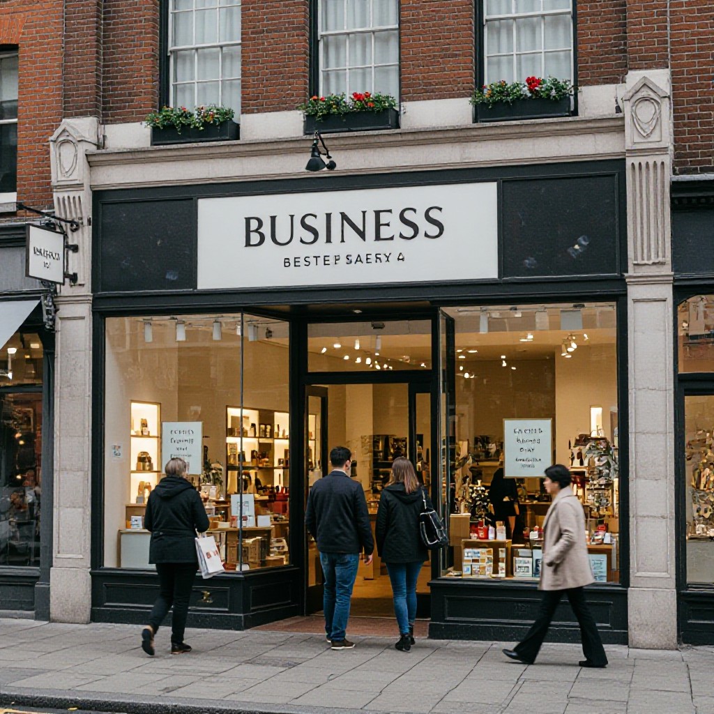 Local business storefront