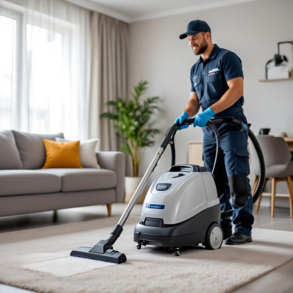Carpet cleaner in Sydney home