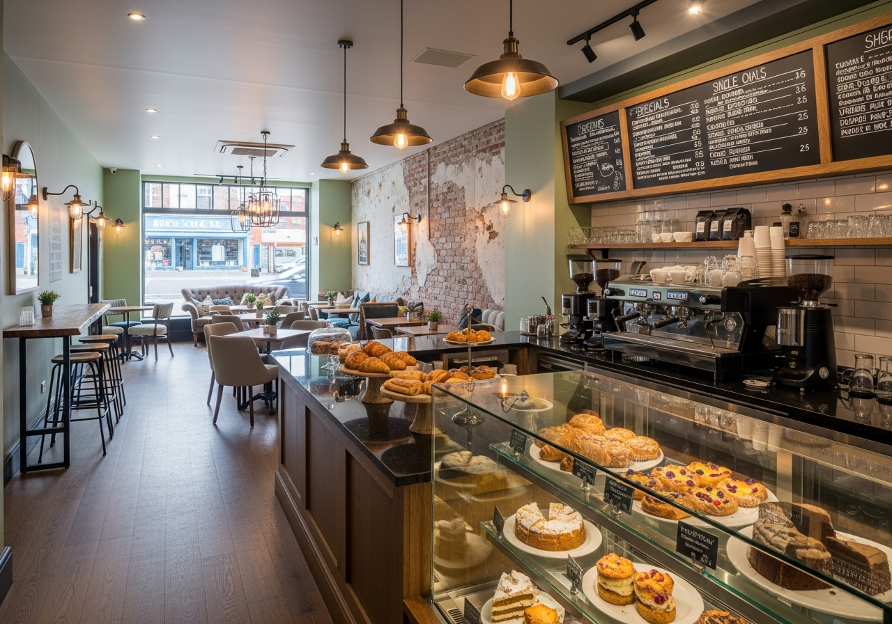 Blackburn cafe website example