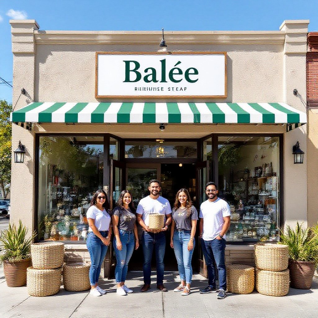 Balee local business website example