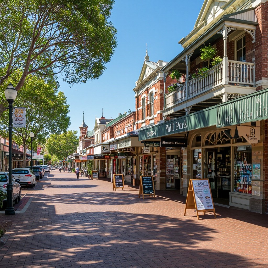 Mill Park local business street