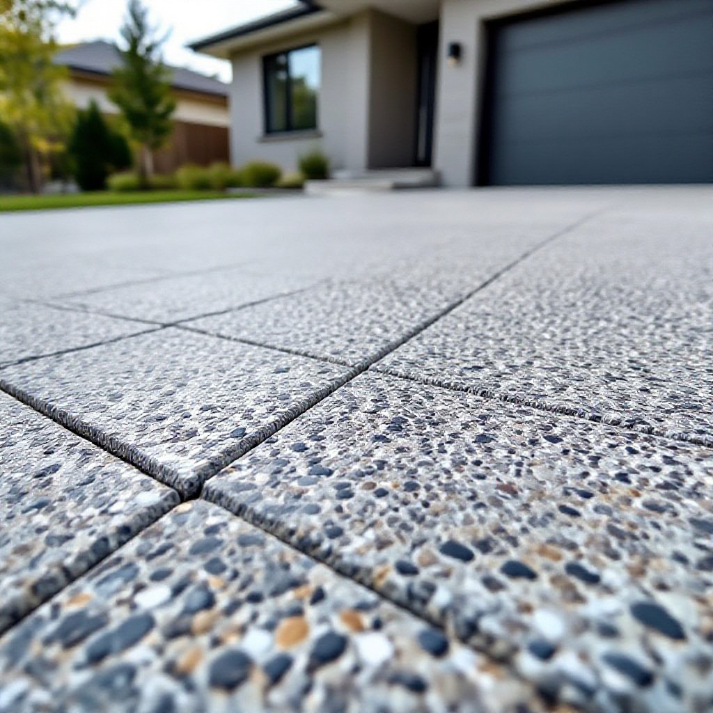 exposed aggregate driveway