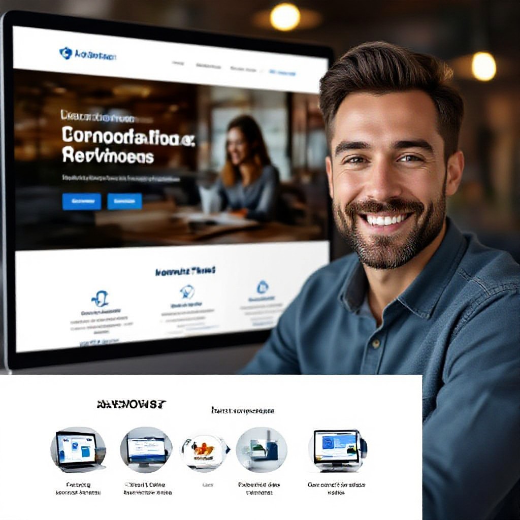 Professional website credibility