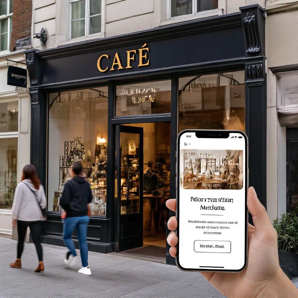 local cafe and mobile website