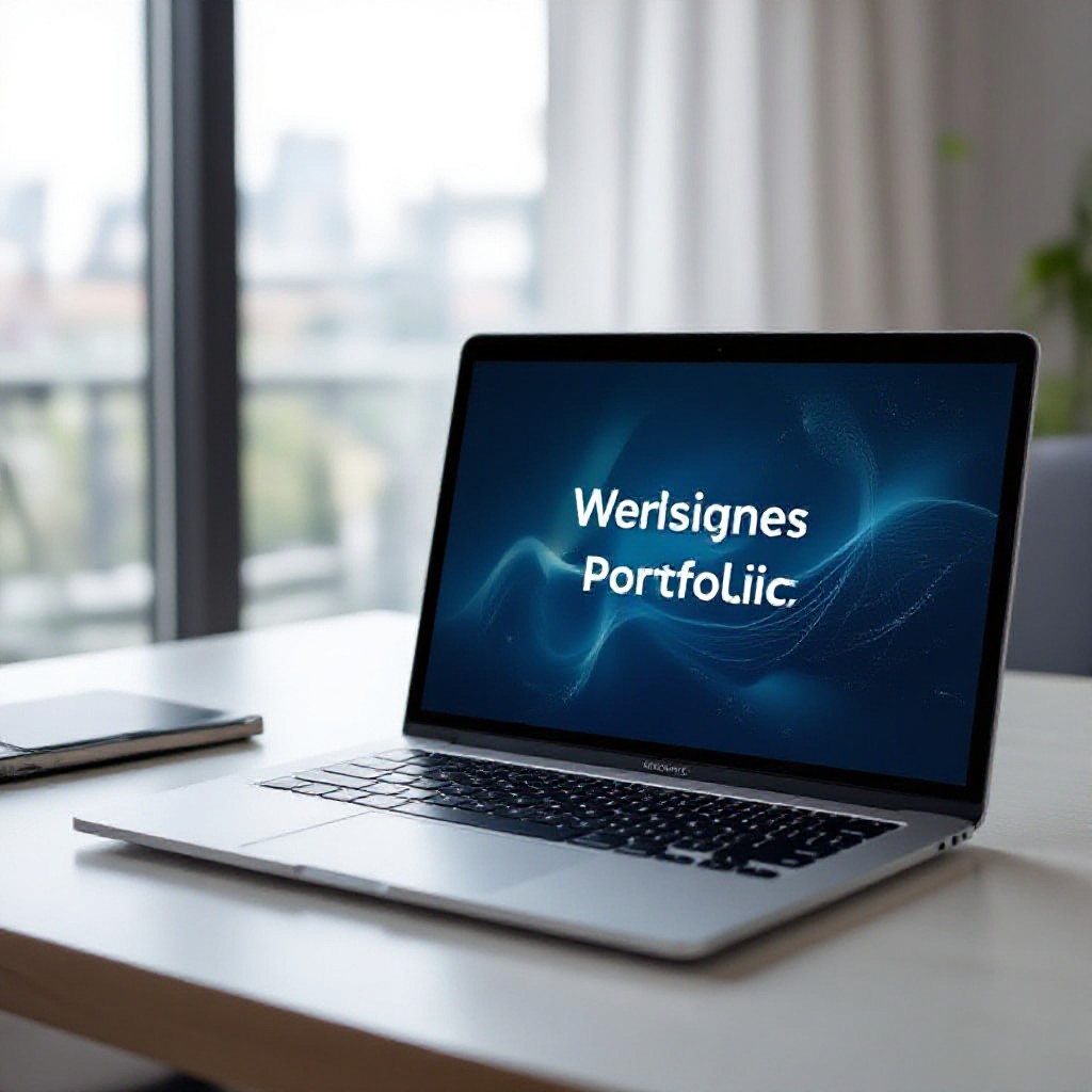 web design portfolio mockup