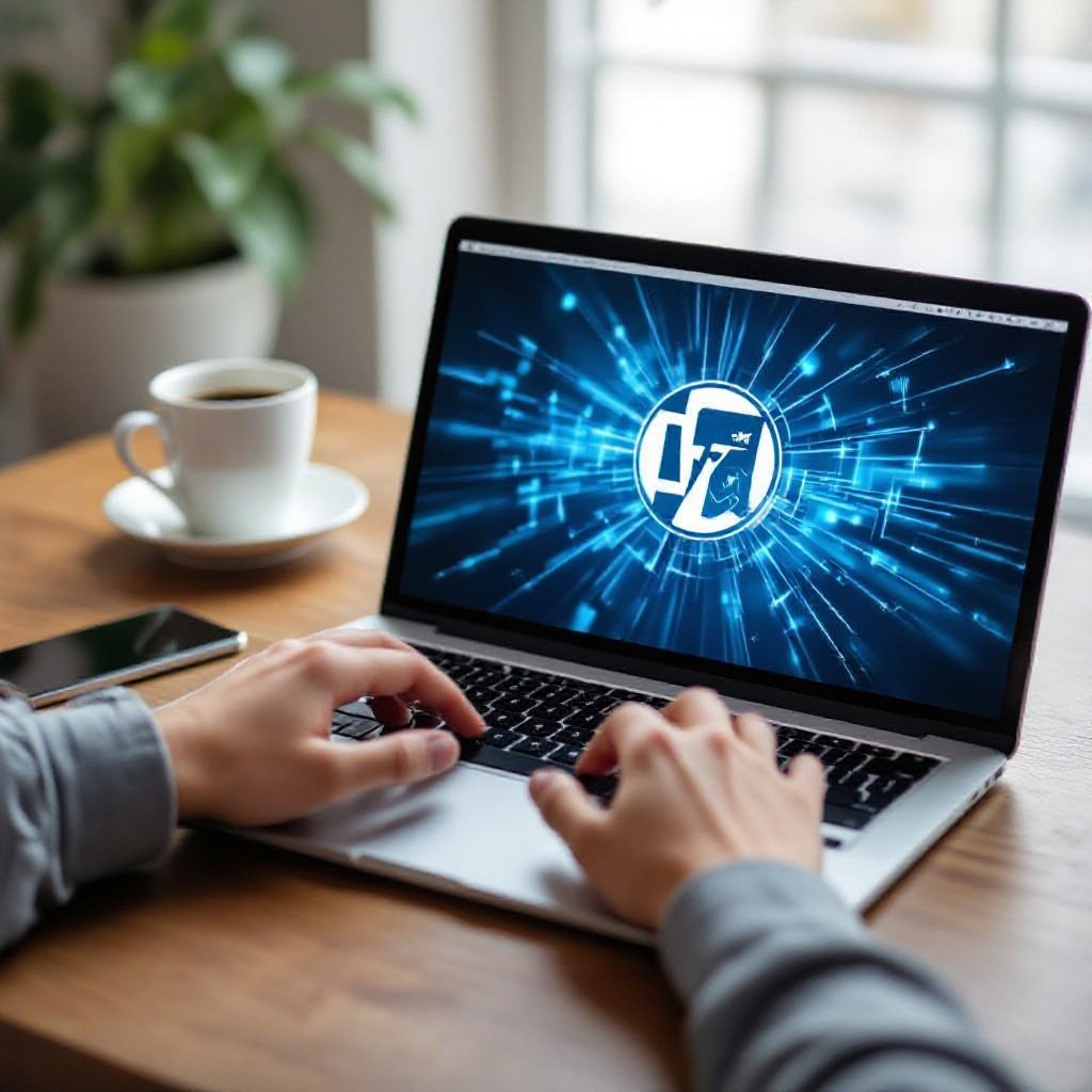 Person building a website on a laptop and phone