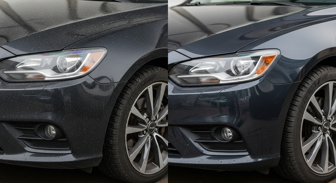 auto detailing before and after