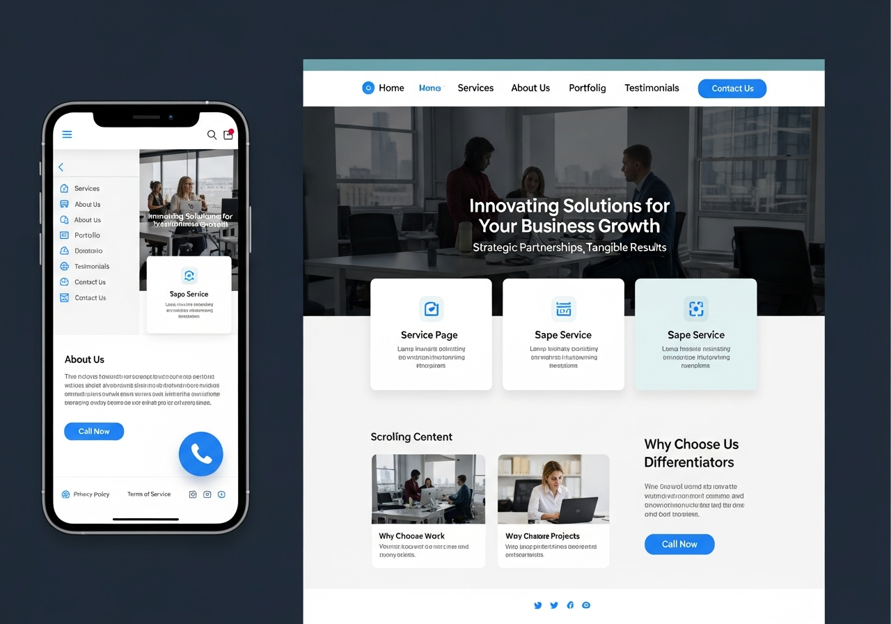 Website design for Aurora business