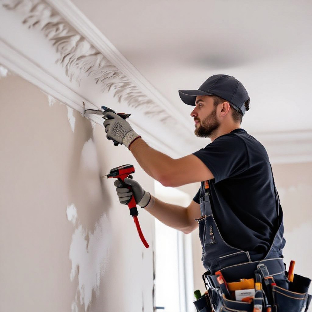 Cornice installation finish