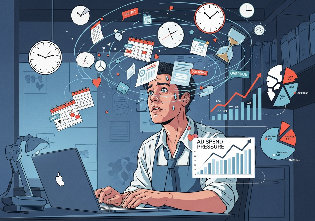 Challenges with time, keywords, and ad costs