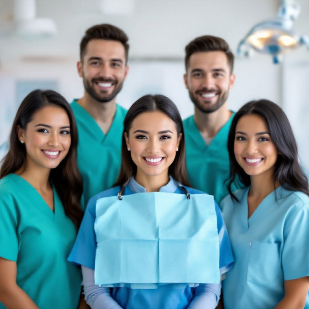 Dental team portrait