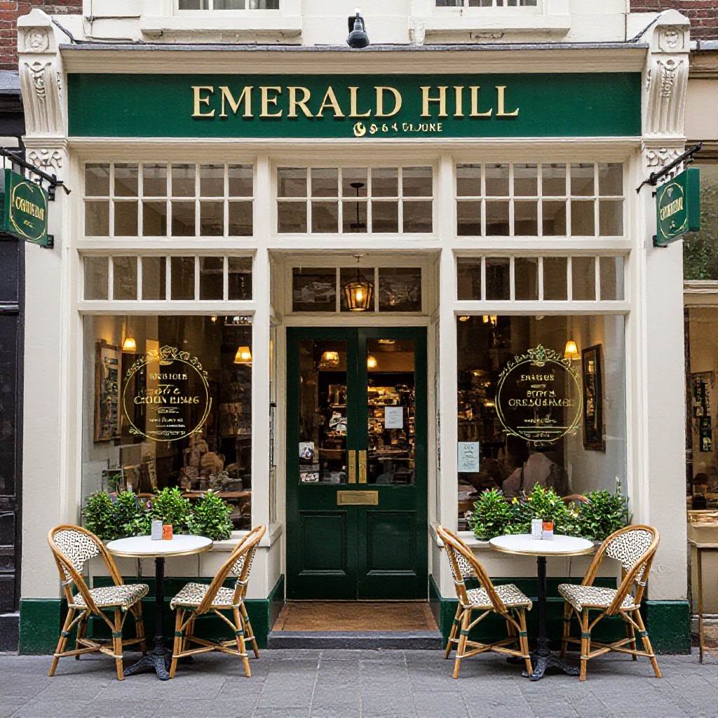 Emerald Hill cafe website