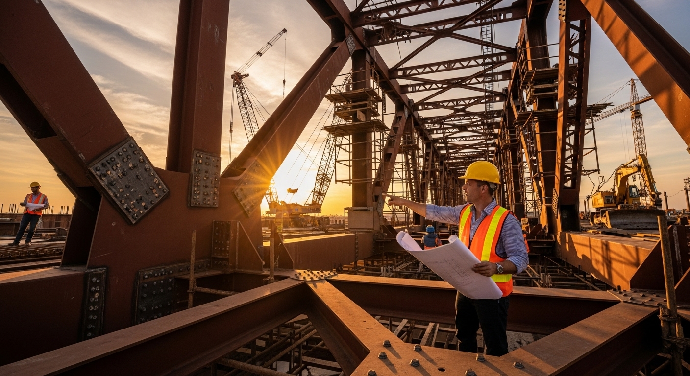 Bridge construction project