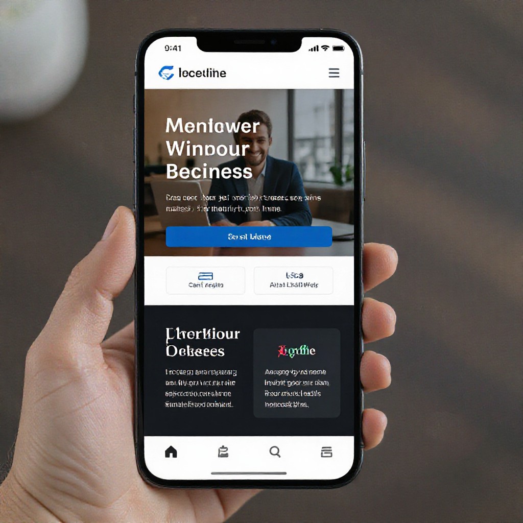 mobile responsive website built with online website builder