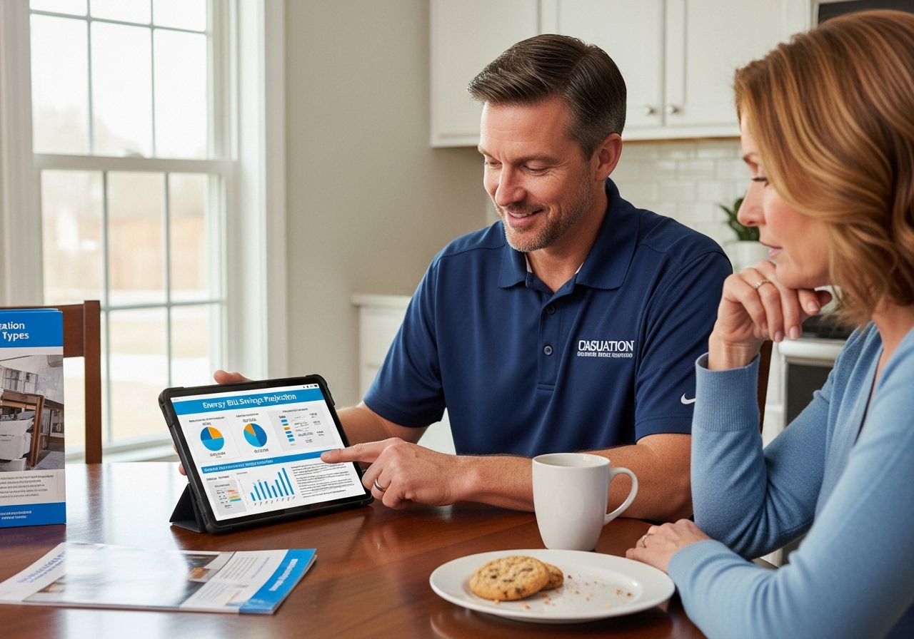 Energy savings from insulation