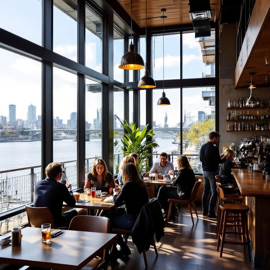 South Wharf cafe website example