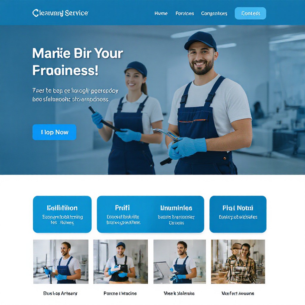 Cleaner website example