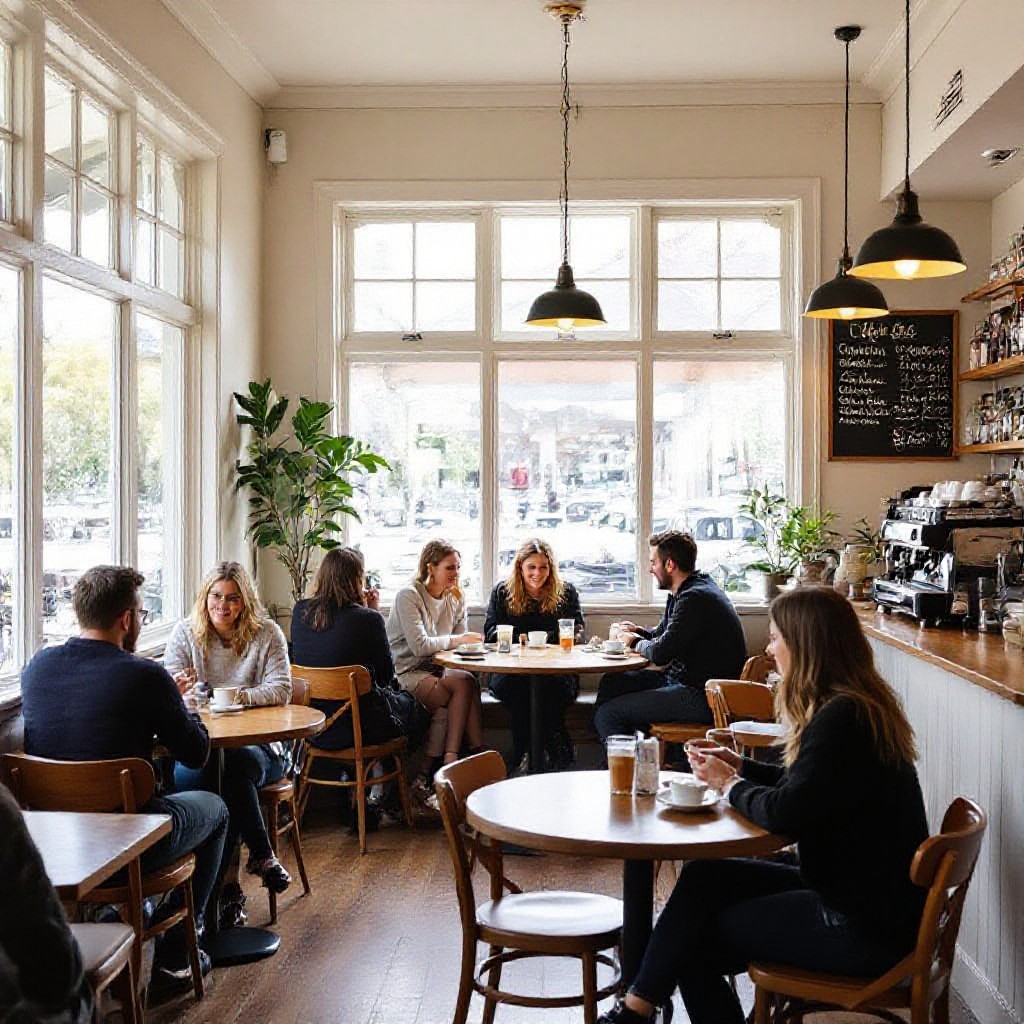 Hotham Hill cafe interior