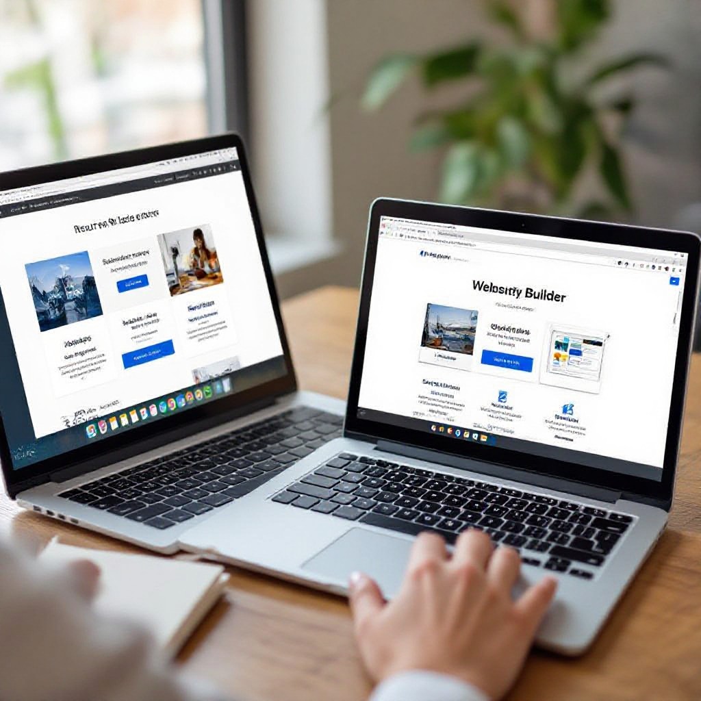 comparing website builders