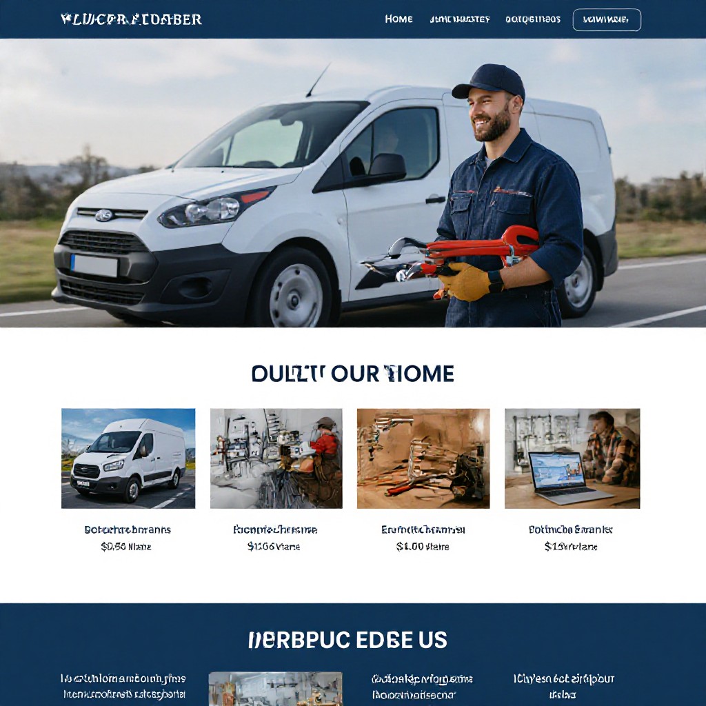Plumber website example