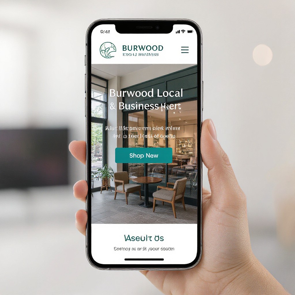 Burwood local business website preview