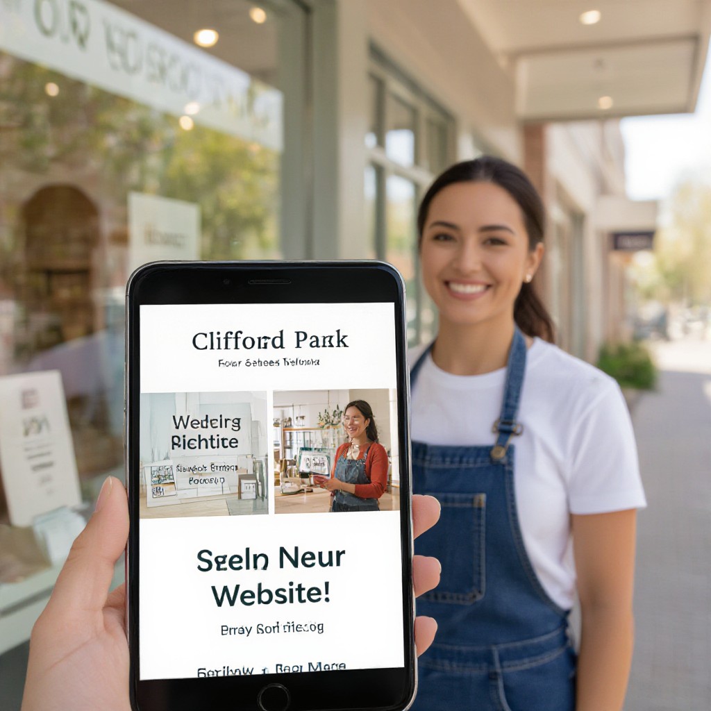 Clifford Park business owner and website