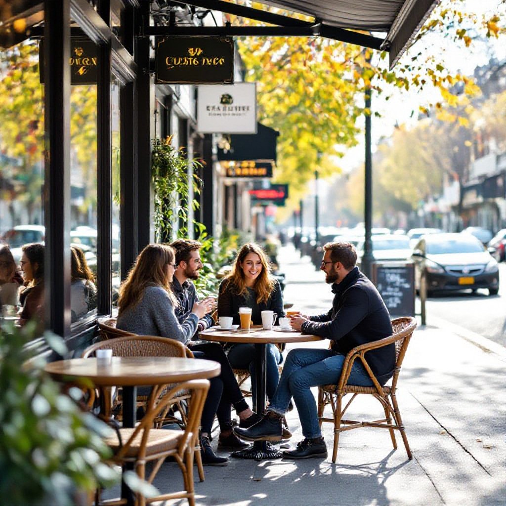 Yarraville cafe outdoor seating