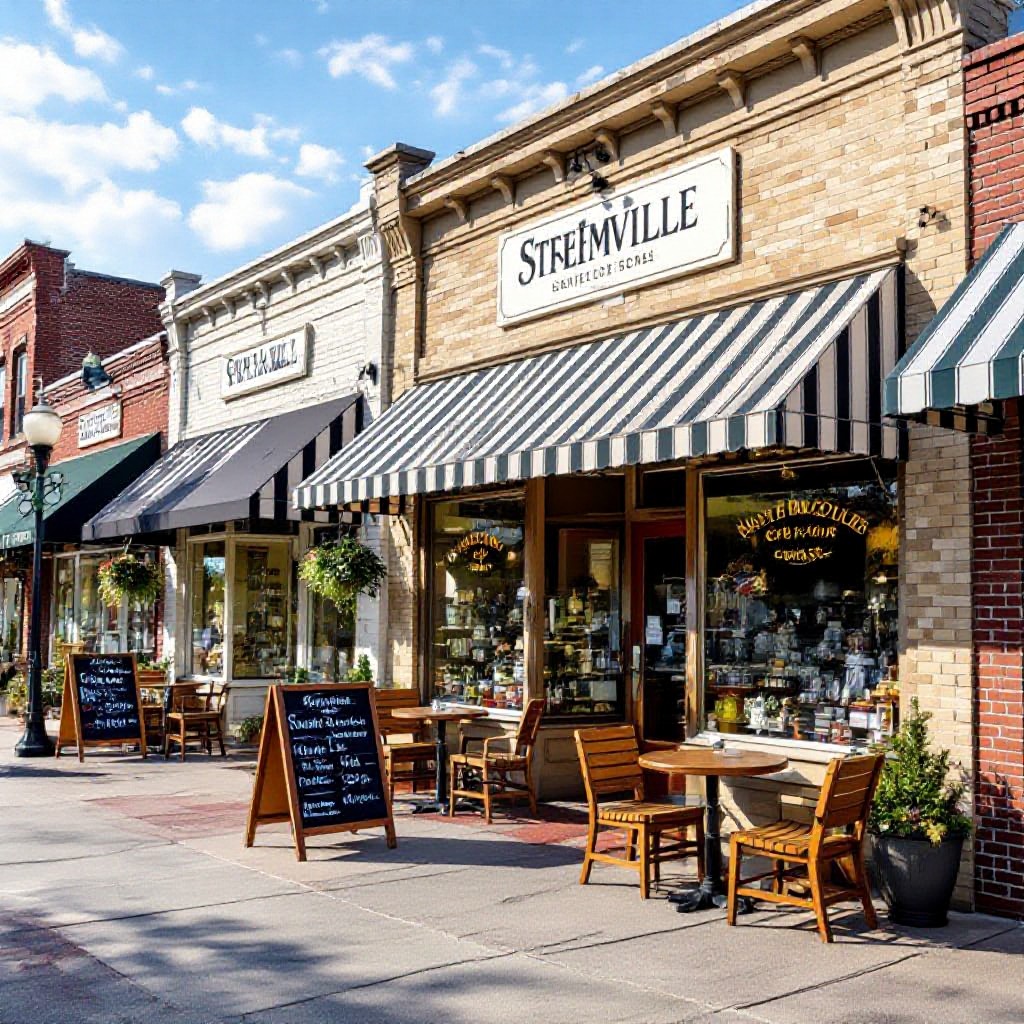 Streamville small business website example