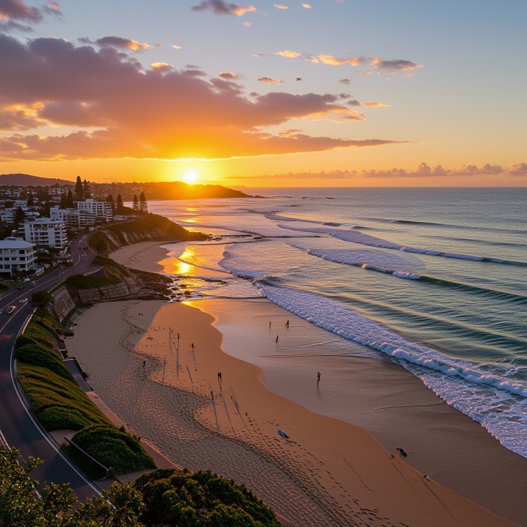 Burleigh Heads coastline