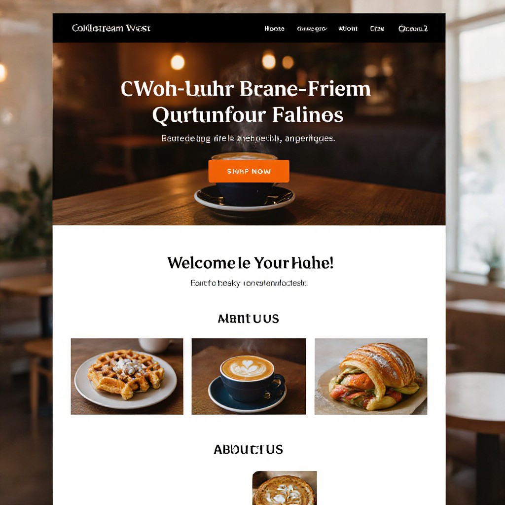 Coldstream West cafe website