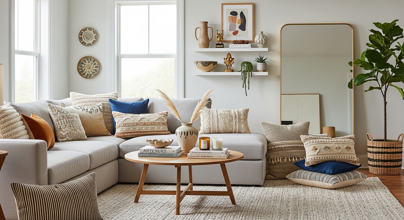 Homewares styled room