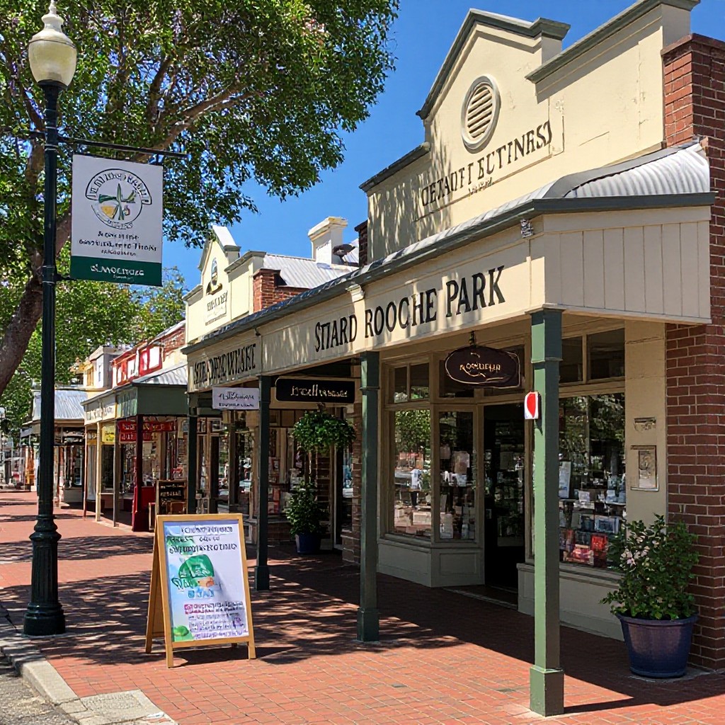 Stradbroke Park local business streetscape