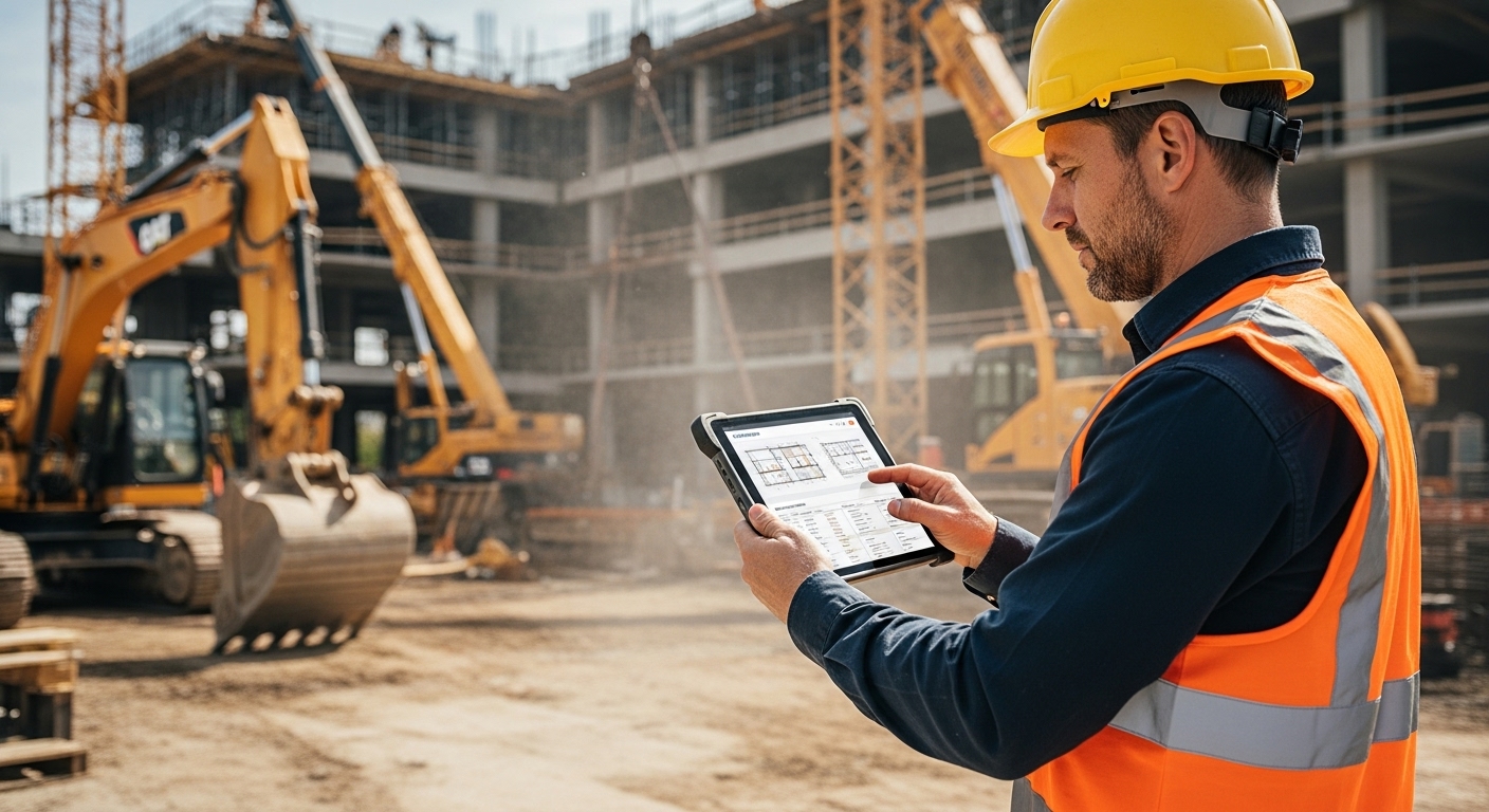 Professional Tradie at Work