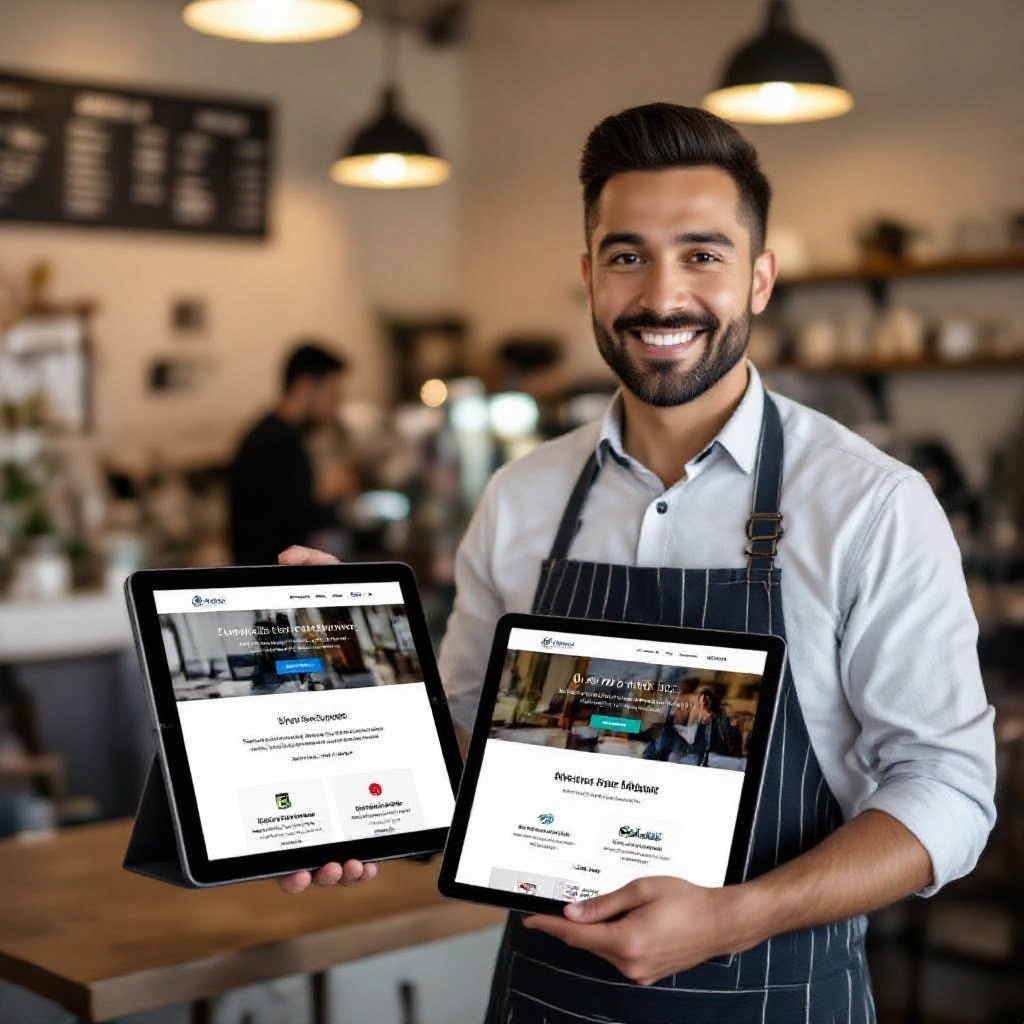 Local Batman business website mockup