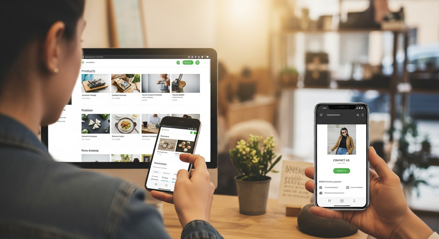 Local business checking website