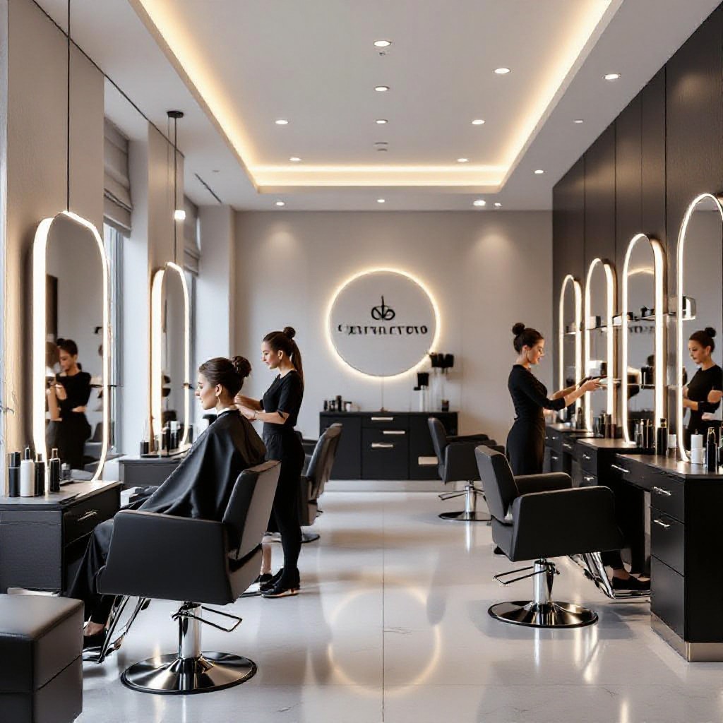 Luxury salon website