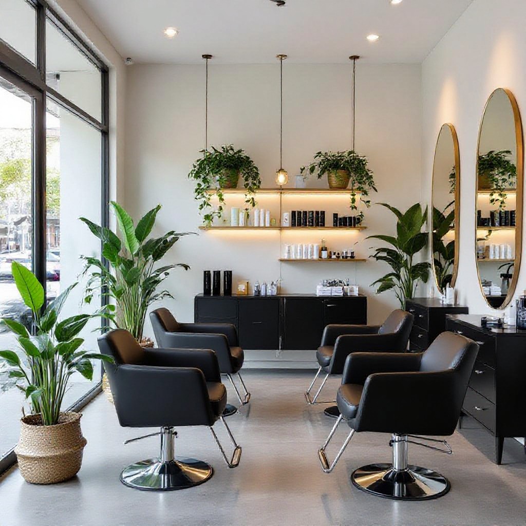 Balwyn North salon interior