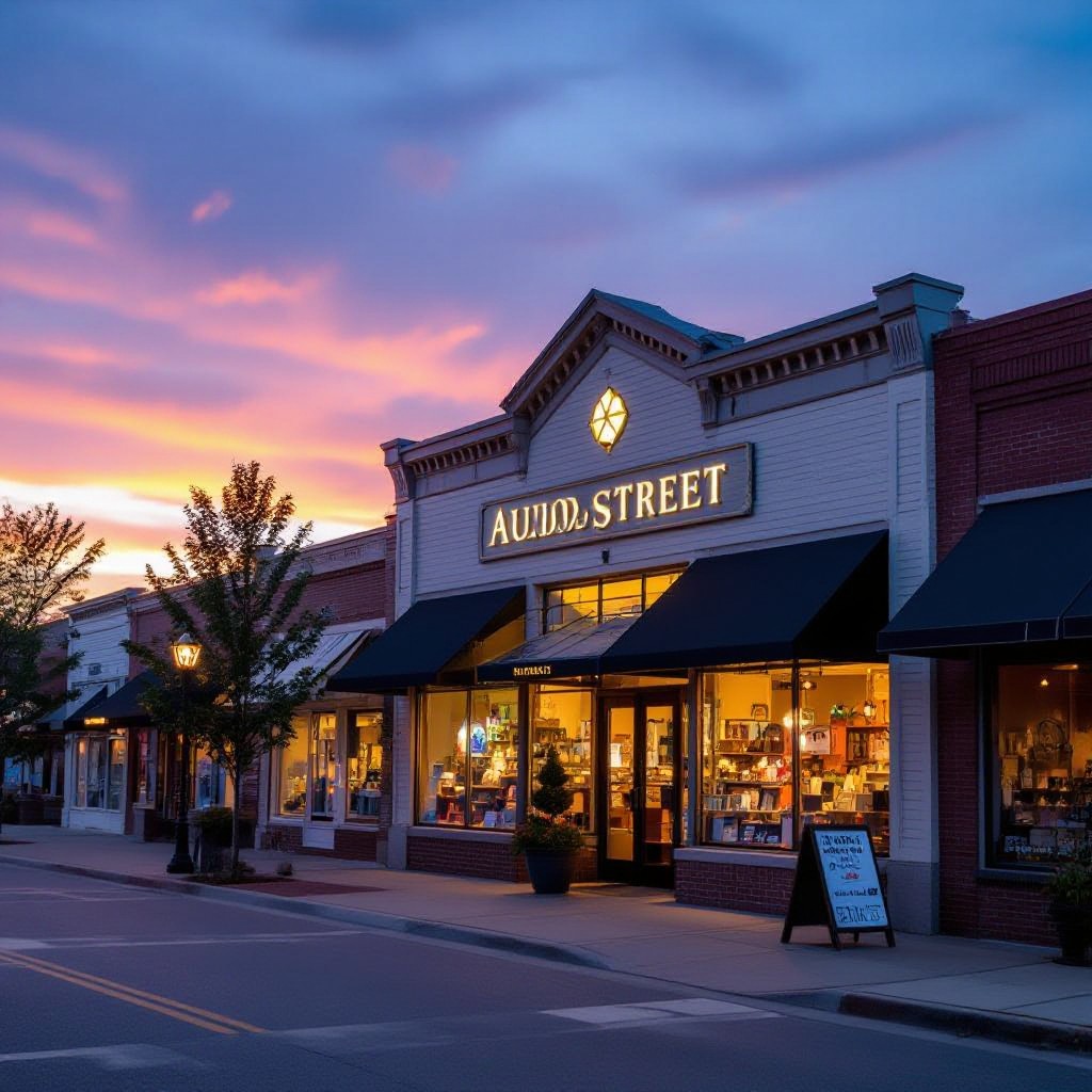 Aurora local business street view