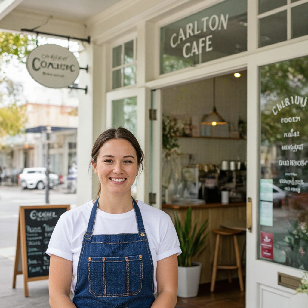 Carlton cafe website example