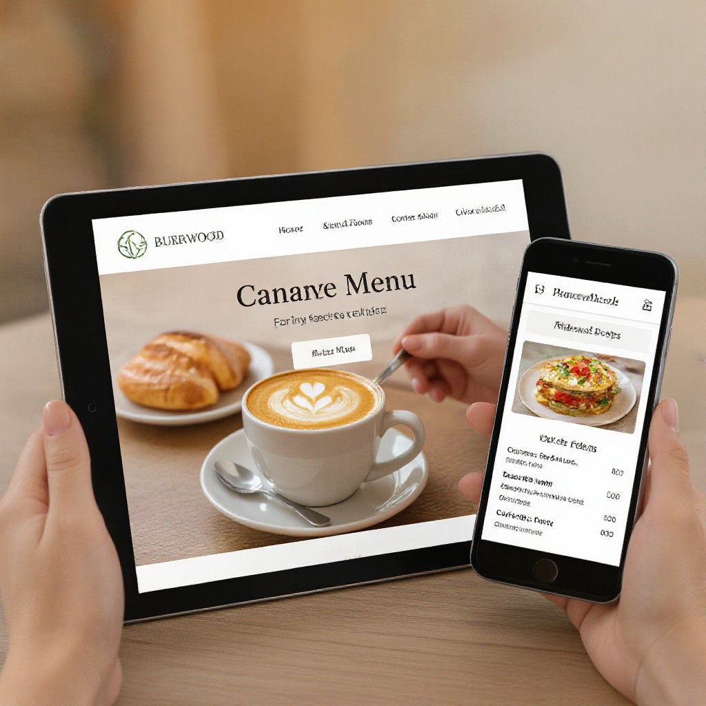 Burwood cafe website preview