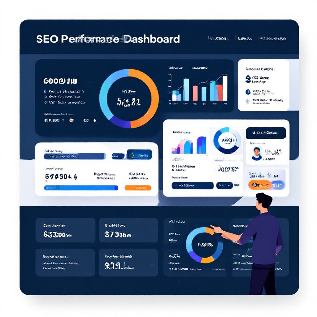 SEO dashboard presentation