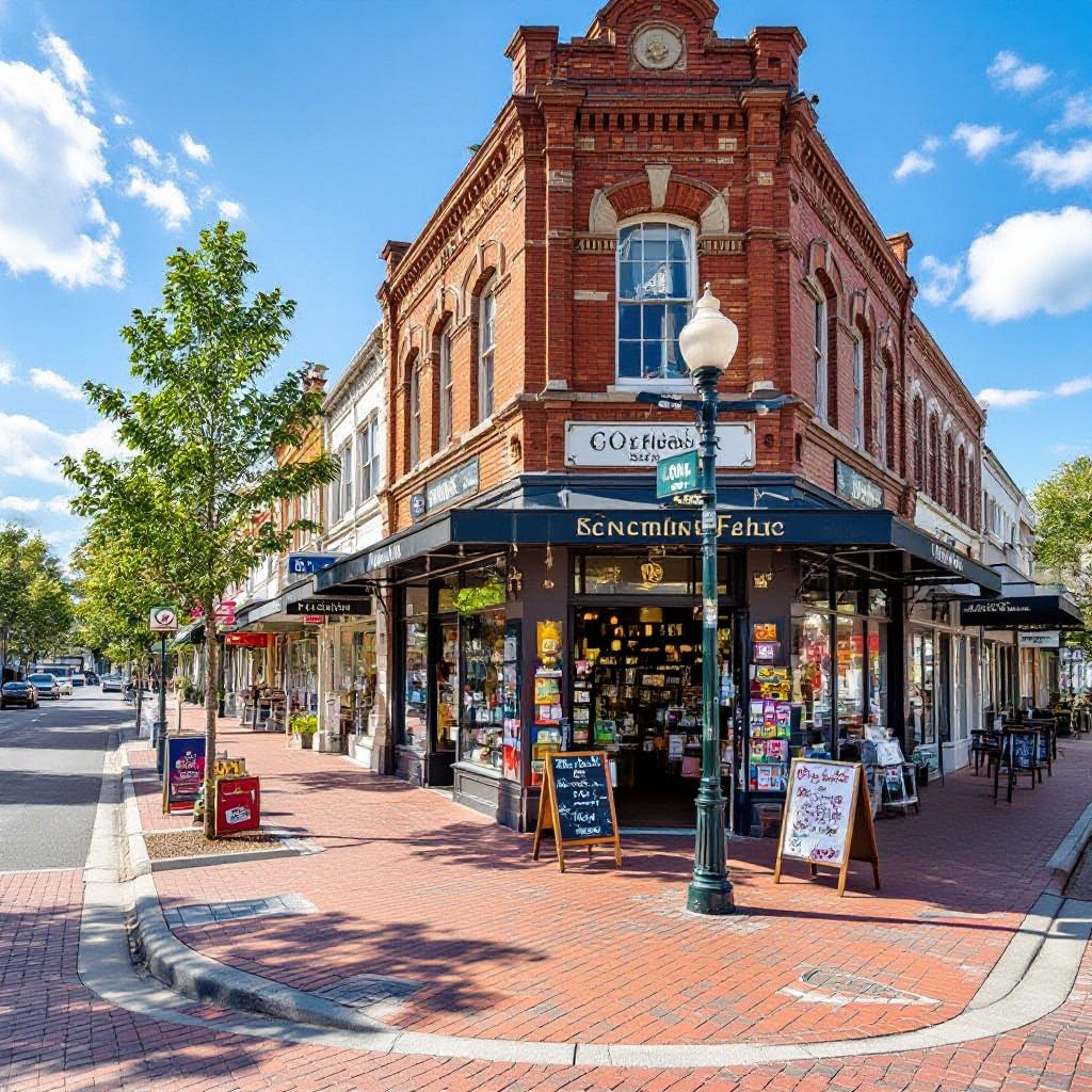 Upfield high street view