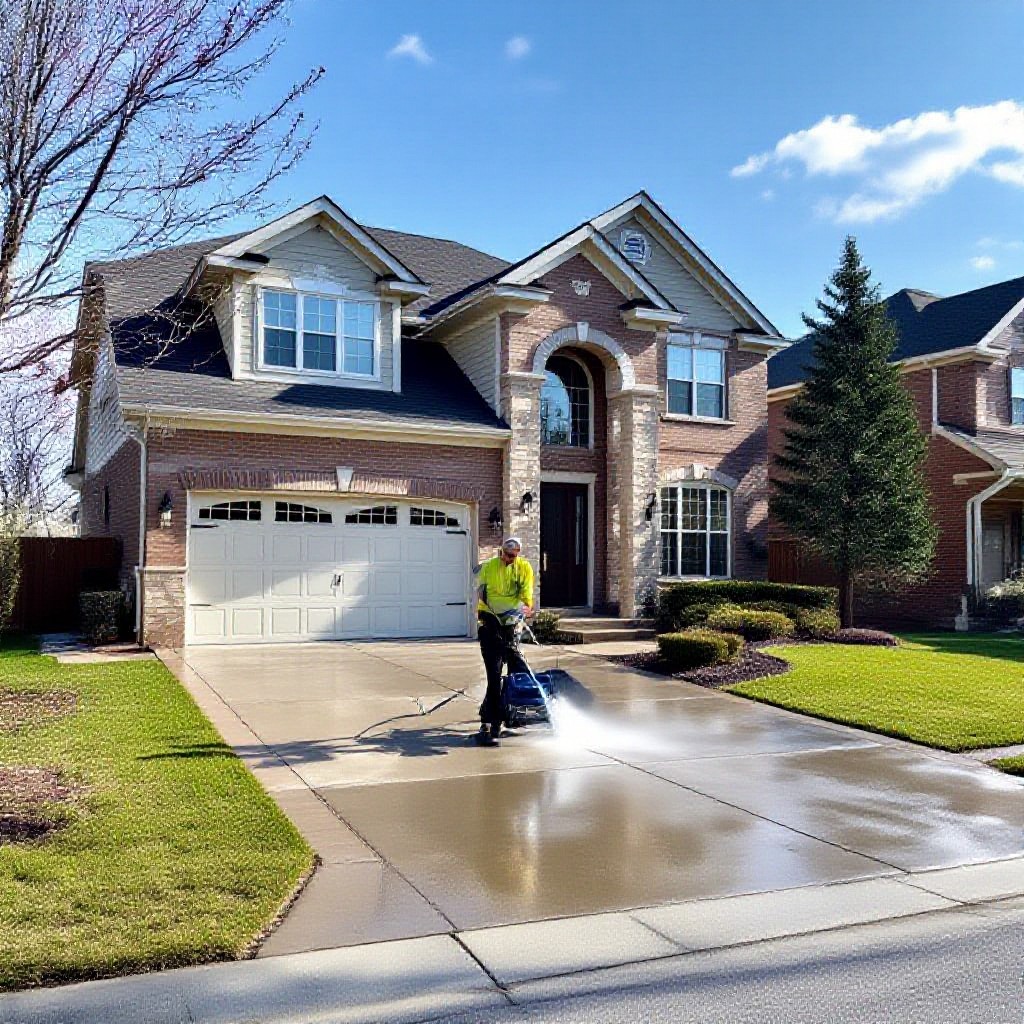 after pressure clean