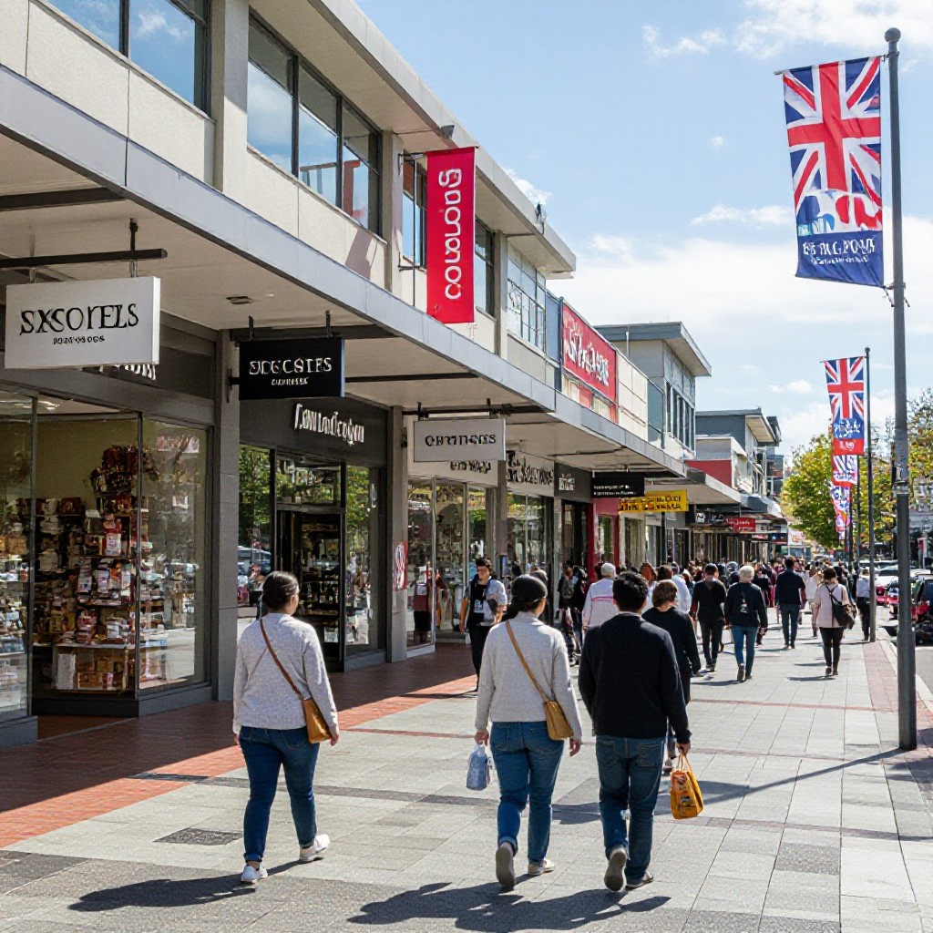 Glen Waverley shopping strip