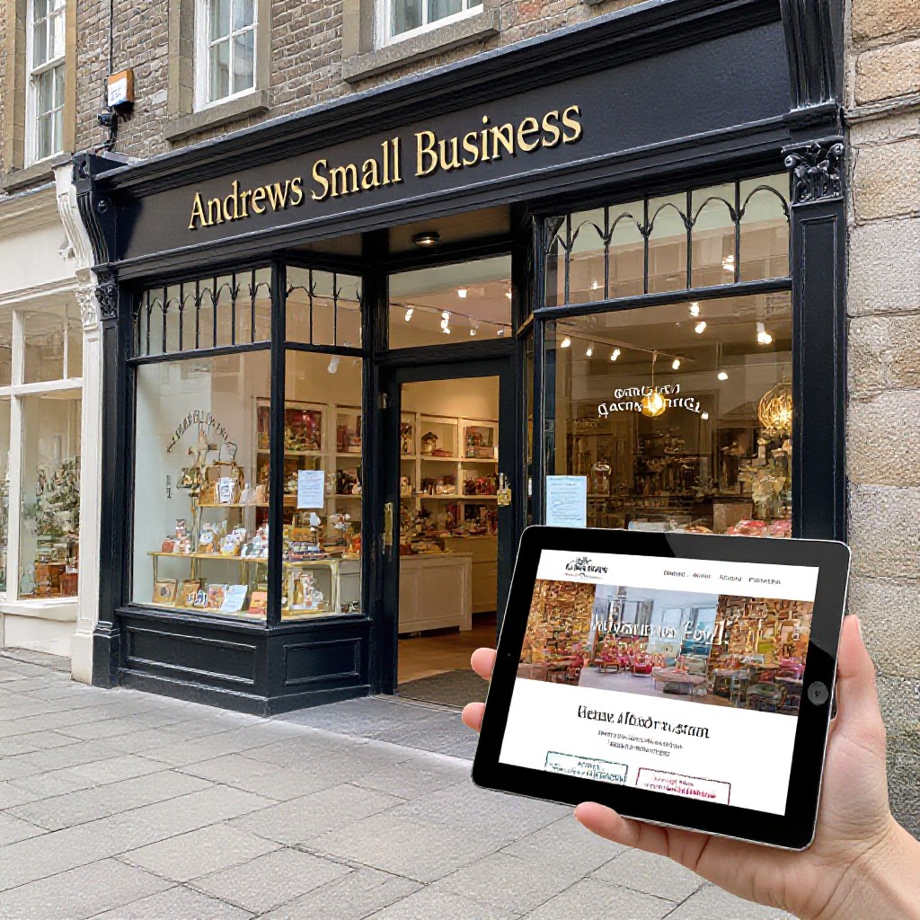 St Andrews local business website preview