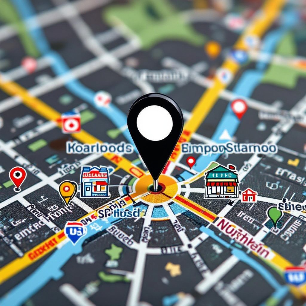 Map pin showing Black Rock North local services