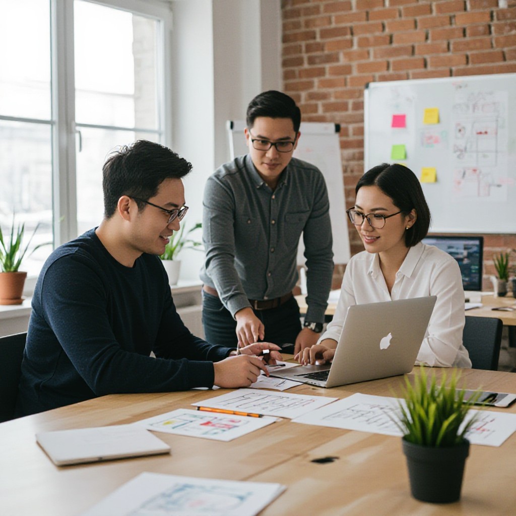 design team collaborating