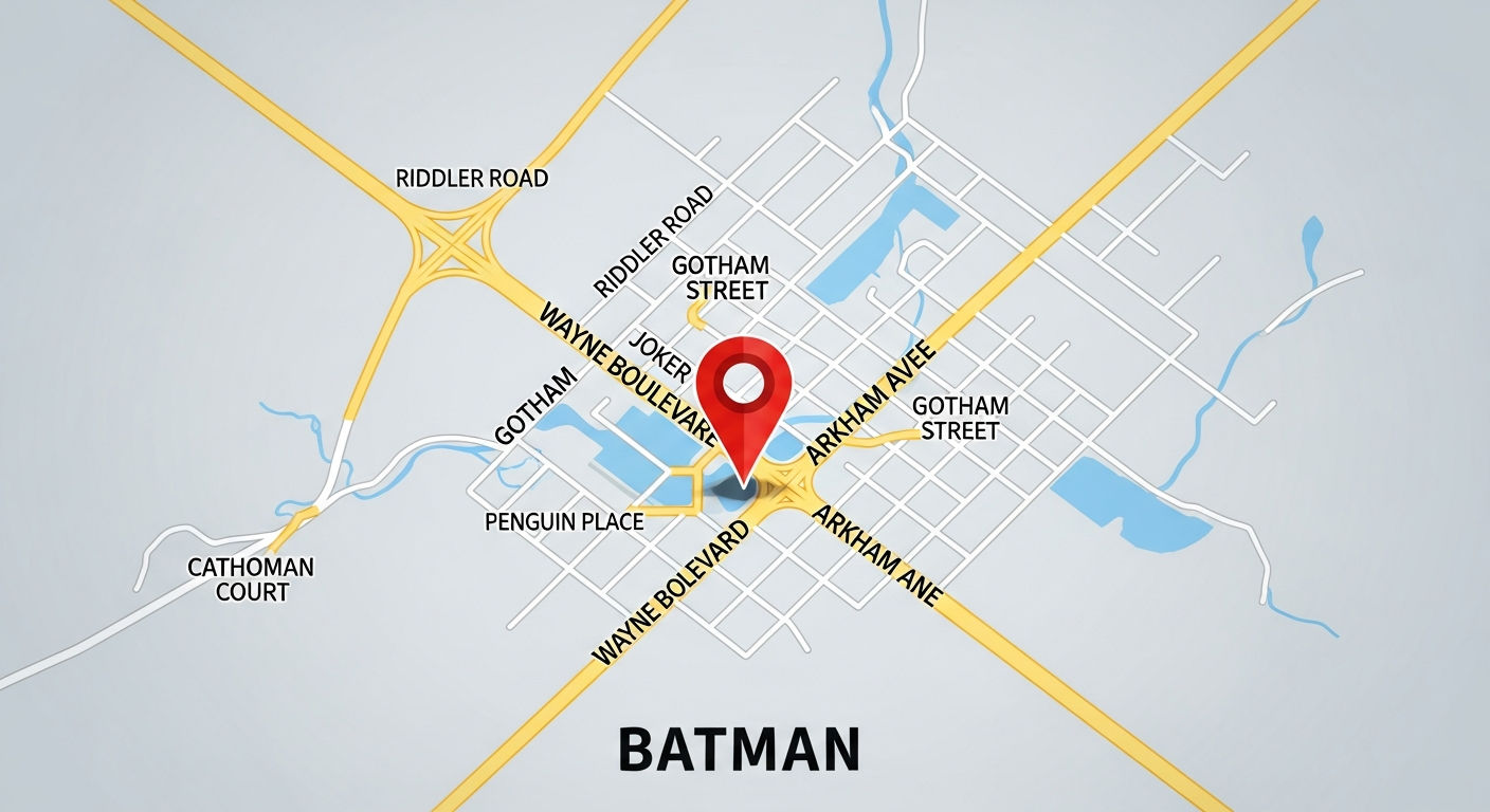 Map of Batman
